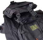 Рюкзак тактический MHZ B124, 100 л, черный - зображення 2