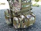 Большой тактический рюкзак TacticBag 45-55л с подсумками (Мультикам) - изображение 8