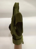 Перчатки тактические полнопалые с защитой M олива 043-3-2022 - изображение 3