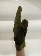 Перчатки тактические полнопалые с защитой XL олива 043-4-2022 - изображение 3