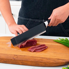 Набір кухонних ножів 6 штук з нержавіючої сталі Набір ножів з ножицями Bobssen ER-0238A - зображення 4
