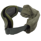 Тактические противоосколочные защитные очки со сменными линзами цвет оправы олива (SD-GL-500) - изображение 4