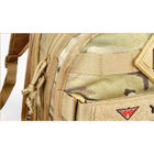 Рюкзак тактический военный с карманом для автомата YAKEDA 40L Multicam KF087 - изображение 8