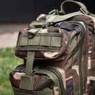 Тактический рюкзак 30 л Woodland с системой MOLLE Военный рюкзак на 30 литров DOMINATOR Камуфляж Вудленд Армейский Штурмовой Рюкзак Водоотталкивающий - изображение 14