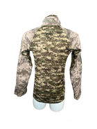 Рубашка мужская военная тактическая с липучками ВСУ Safety XL Пиксель - изображение 3