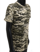 Футболка ЗСУ піксель ММ14, військова тактична чоловіча футболка розмір 54 - зображення 3