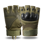 Тактические беспалые перчатки Tactical Gloves Z902 M олива - изображение 2