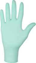 Перчатки медицинские Mercator Medical Nitrylex® Green нитриловые нестерильные неопудреные M 100 шт Мятные (6736090) - изображение 3