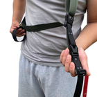Ремень оружейный трехточечный Tactical Belt универсальный тактический трехточка олива - изображение 3