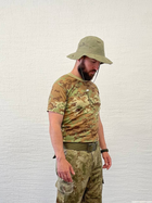 Летняя тактическая мужская футболка с коротким рукавом XL Мультикам - изображение 2