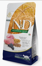 Сухой корм для кошек Farmina N&D Prime Low Grain Cat Adult Lamb & Blueberry с ягненком и черникой