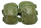 Комплект наколінники та налокітники штурмові тактичні захисні Outdoor Tactics 2+2 зелені (олива) - зображення 3