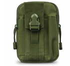 Тактический поясной подсумок Outdoor Tactics ZK1, сумка для телефона. Зеленый. - изображение 4