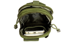Тактический поясной подсумок Outdoor Tactics ZK1, сумка для телефона. Зеленый. - изображение 7