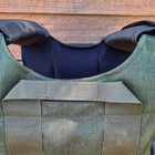 Защитный жилет под плиты с 3мя подсумками на липучке, зеленый - изображение 13