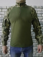 Військова тактична сорочка з довгим рукавом Убакс 62 Оліва Піксель - зображення 1