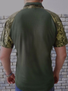 Военная тактическая рубашка с коротким рукавом Убакс 46 Хаки Пиксель - изображение 4
