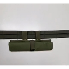 Подсумок для сброса отстрелянных магазинов АК и пистолета M-KET-1 Хаки военный с жесткой горловиной с креплением на тактический пояс или систему Molle - изображение 8
