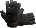 Рукавички тактичні шкіряні без пальців Tactigear PS-8801 Patrol XL Black (8801BK5-XL) - зображення 1