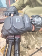 Перчатки тактические кожаные без пальцев Tactigear PS-8801 Patrol XL Black (8801BK5-XL) - изображение 9
