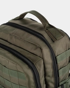 Рюкзак тактичний 35 літрів об'єм, чоловічий тактичний рюкзак 35л, водовідштовхуючий оксфорд, відділ для ноутбука до 17", Bounce ar. RT-35L, колір хакі (зелений) - зображення 10
