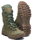 Берці демісезонні черевики тактичні чоловічі, туфлі тактичні чоловічі берці, натуральна шкіра та кордура, розмір 45, Bounce ar. TB-F-1245, колір хакі - зображення 2