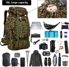 Військовий тактичний рюкзак Abrams, водонепроникний камуфляжний рюкзак піксель великої ємності 70 л для кемпінгу, туризму, подорожей (Б70-005) - зображення 3