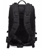 Рюкзак тактичний ANH 45л Чорний Black Military Tactical Backpack 40\50 - зображення 4