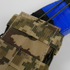 Тактический подсумок для магазина АК с пластиковыми вставками армейский ЗСУ Пиксель - изображение 11
