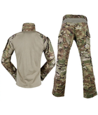 Тактичний військовий костюм YAKEDA G3 Multicam Убакс та Штани із захистом колін XL Multicam YK0020807-2 - зображення 6