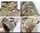 Тактичний військовий костюм YAKEDA G3 Multicam Убакс та Штани із захистом колін L Multicam YK0020807-1 - зображення 8