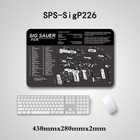Коврик для чистки оружия SPS Si g226 с мягкой резины Clefers Tactical (5002193) - изображение 1