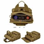 Военная тактическая сумка Защитник 165 хаки - изображение 4