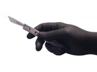 Перчатки нитриловые нестерильные Zarys EasyCare Black S 100 шт - изображение 3