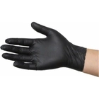 Перчатки нитриловые нестерильные Zarys EasyCare Black S 100 шт - изображение 4