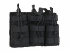 Подвійна сумка для 6 магазинів CQB M4 M16 Ultimate Tactical Open - зображення 2