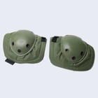 Налокотники военные UMA универсального размера цвета олива - изображение 4