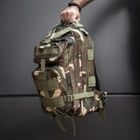 Тактичний Військовий рюкзак на 30 л Камуфляж Вудленд з системою MOLLE DOMINATOR Woodland Штурмовий + Тактичні рукавички - зображення 6