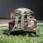 Тактичний Військовий рюкзак на 30 л Камуфляж Вудленд з системою MOLLE DOMINATOR Woodland Штурмовий + Тактичні рукавички - зображення 9