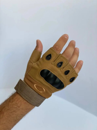 Тактические перчатки беспалые кайот XL - изображение 4