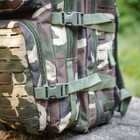 Тактический Военный рюкзак на 36 л Камуфляж Вудленд Warrior Assault Laser Cut 36L Woodland с системой MOLLE Штурмовой + Тактические перчатки - изображение 8