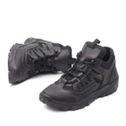 Кросівки тактичні чоловічі демісезонні, кросівки тактичні чоловічі, натуральна шкіра та кордура, розмір 45, Bounce ar. TRFI-2345, колір чорний - зображення 4