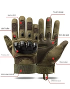 Тактичні перчатки з захистом розмір XL - зображення 10