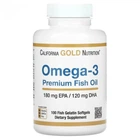 Жирные кислоты California Gold Nutrition Omega-3 Premium Fish Oil 100 капсул