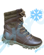 Берці зимові черевики тактичні чоловічі, туфлі тактичні чоловічі берці зимові, натуральна шкіра, розмір 41, Bounce ar. TM-VN-1941, колір коричневий - зображення 1