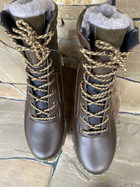Берці зимові черевики тактичні чоловічі, туфлі тактичні чоловічі берці зимові, натуральна шкіра, розмір 41, Bounce ar. TM-VN-1941, колір коричневий - зображення 5
