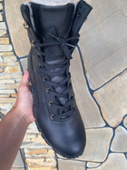 Берці зимові черевики тактичні чоловічі, туфлі тактичні чоловічі берці зимові, натуральна шкіра, розмір 46, Bounce ar. TB-UT-1946, колір чорний - зображення 4