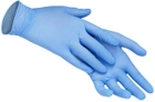 Перчатки нитриловые смотровые Квітка Pro Нестерильные без пудры L 100 шт Синие (110-1272-L) - изображение 3