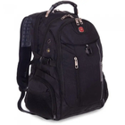 Міський рюкзак 7608 Чорний, туристичний рюкзак тактичний 35л (VS7005300) - изображение 1