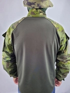 Рубашка мужская военная тактическая с липучками ВСУ (ЗСУ) Ubaks Убакс 20221840 7247 M 48 р зеленая - изображение 3